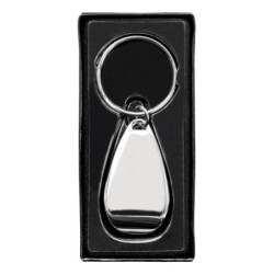 Schlüsselanhänger, Flaschenöffner - Silber