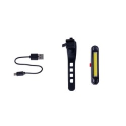 COB-Fahrradlicht - Schwarz