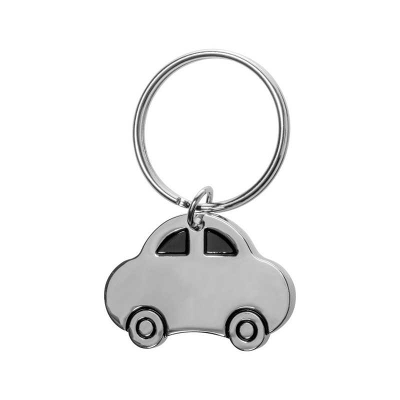 Schlüsselanhänger "Auto" - Silber