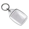 Schlüsselanhänger mit Platz für eine Karte mit Logo - Transparent
