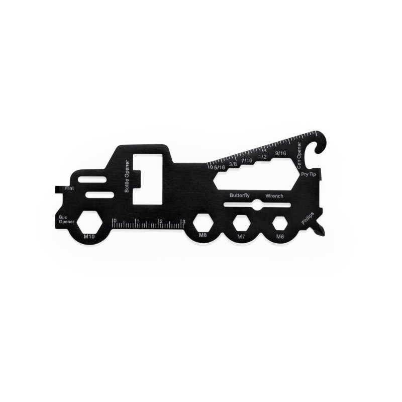 Multifunktionswerkzeug "Truck", 18 Funktionen - Schwarz