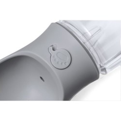 Reiseflasche für Hunde 350 ml, Wassernapf - Grau