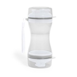 Reiseset für Hunde, Hundenäpfe - Weiß