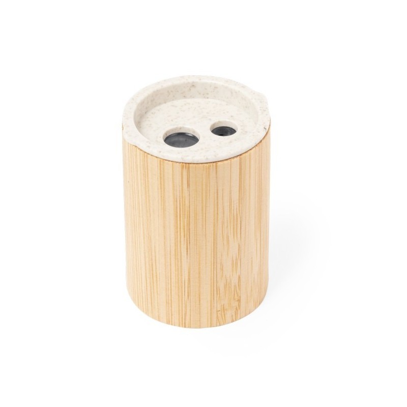 Bleistiftspitzer aus Bambus - Braun