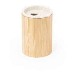 Bleistiftspitzer aus Bambus - Braun