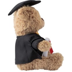 Teddybär Schüler aus Plüsch - Schwarz