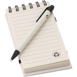 Notizbuch A5 aus Milchkarton - Weiß