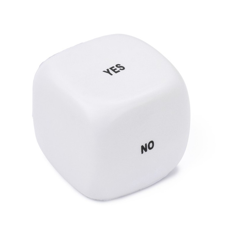 Anti-Stress-Spielzeug "Entscheidungstreffer" - Weiß