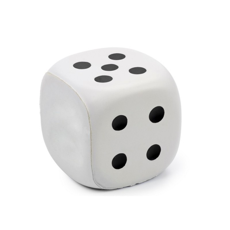 Anti-Stress-Spielzeug "Würfel" - Weiß