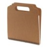 Konferenzmappe mit Notizbuch ca. A5, Haftnotizen - Braun