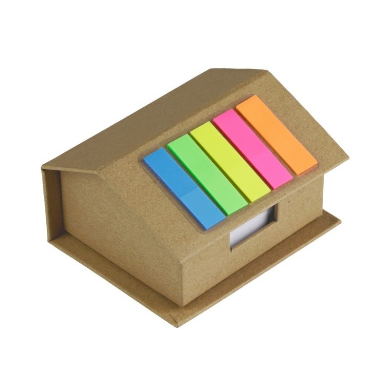 Haftnotizenset "Haus", Haftnotizen - Braun