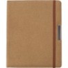 Kork-Konferenzmappe A4 mit Notizbuch - Braun