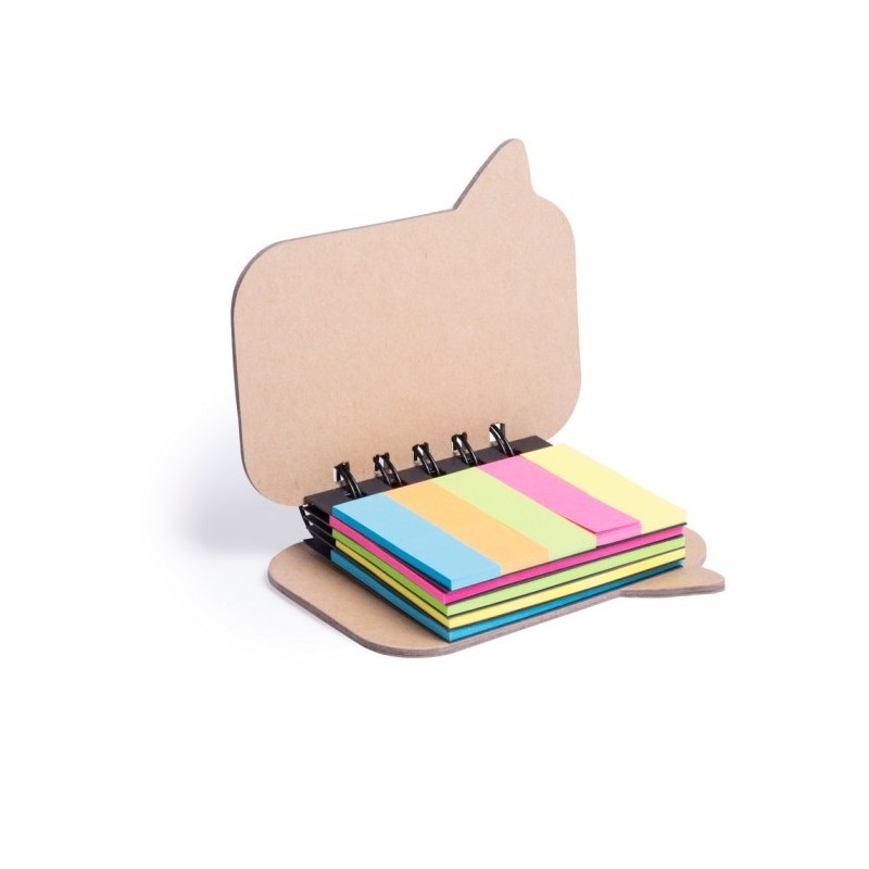 Haftnotizenset, Haftnotizen "Sprechblase" - Braun