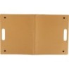 Konferenzmappe mit Halter, Notizbuch (ca. A4, 20 Bl., liniert) - Braun