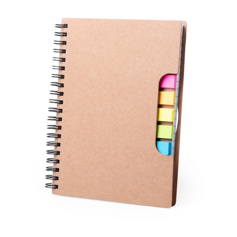 Notiz-Set, Notizbuch ca. A5 - Braun