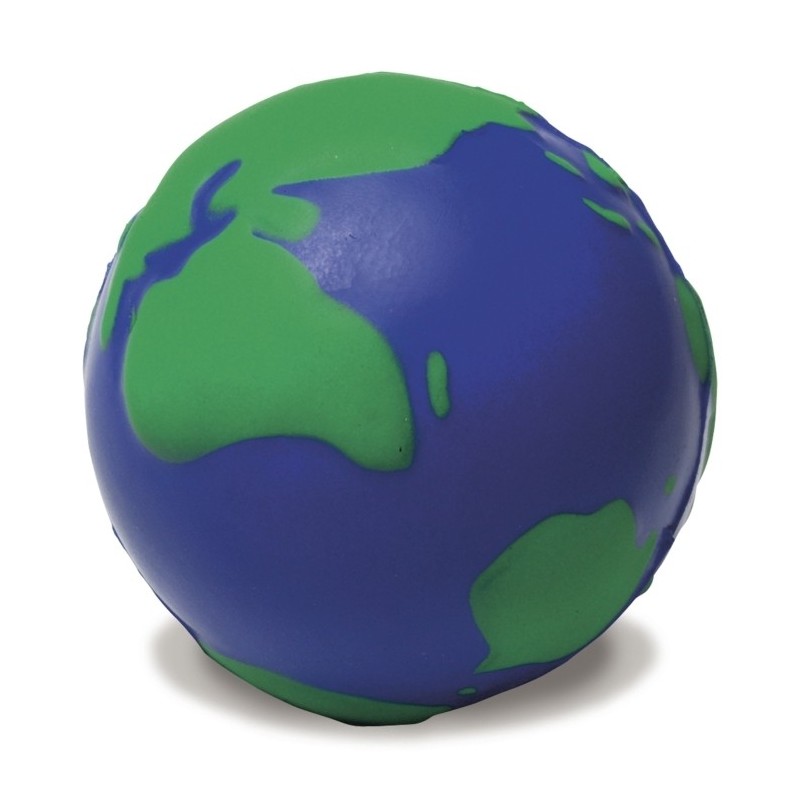 Anti-Stress-Spielzeug "Globus" - Blau