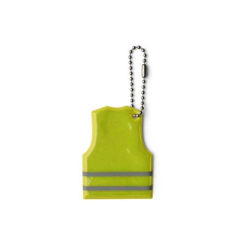 Schlüsselanhänger "Reflexweste" - Gelb