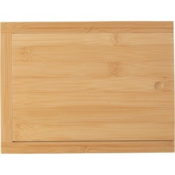 Käse- und Weinset aus Bambus - Braun