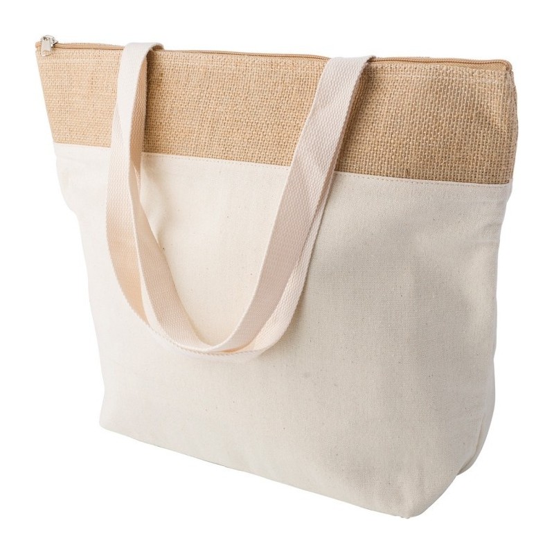 Kühltasche aus Baumwolle und Jute - Khaki