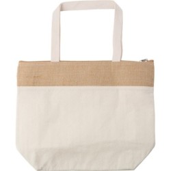 Kühltasche aus Baumwolle und Jute - Khaki