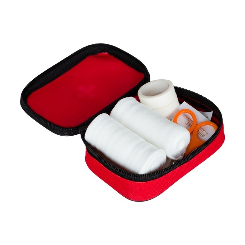 Erste-Hilfe-Set in Hülle, 25-tlg. - Rot