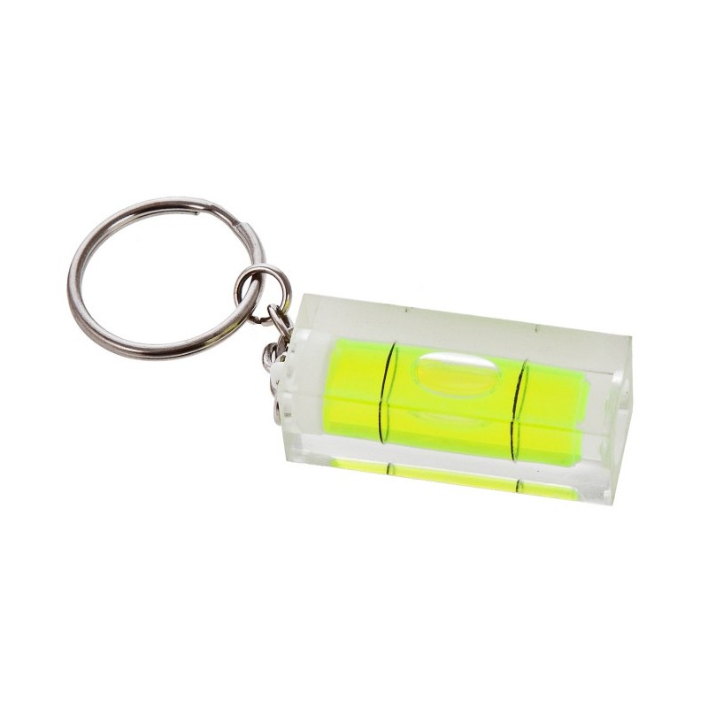 Schlüsselanhänger, Wasserwaage - Transparent