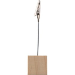 Holzhalter für Notizen oder Fotos - Braun