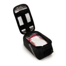 Fahrradtasche mit Zubehör - Schwarz