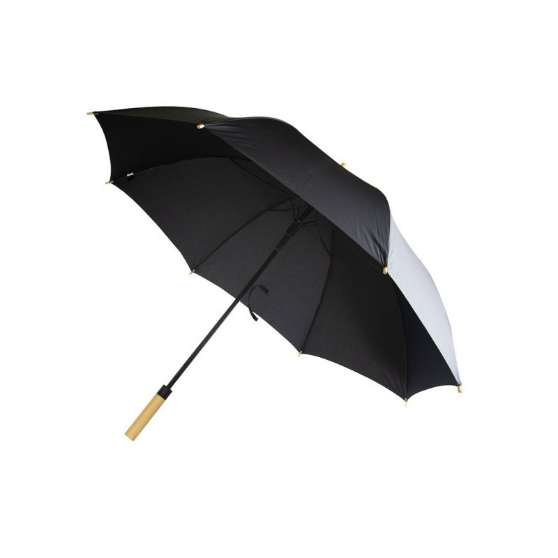 B'RIGHT Regenschirm aus RPET, automatisch - Schwarz