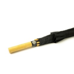 B'RIGHT Regenschirm aus RPET, automatisch - Schwarz