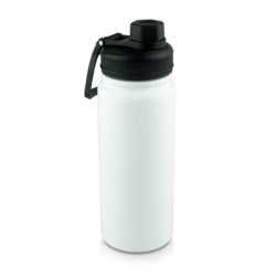 Thermoflasche 600 ml Air Gifts, klappbarer Griff - Weiß