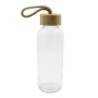 Sportflasche aus Glas 410 ml - Transparent