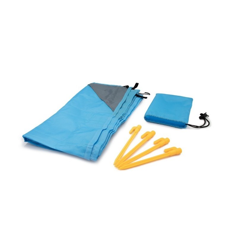 Faltbare wasserdichte Strandmatte - Blau