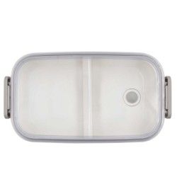 Lunchboxen 2 Stück, 2x700 ml, Besteck - Weiß