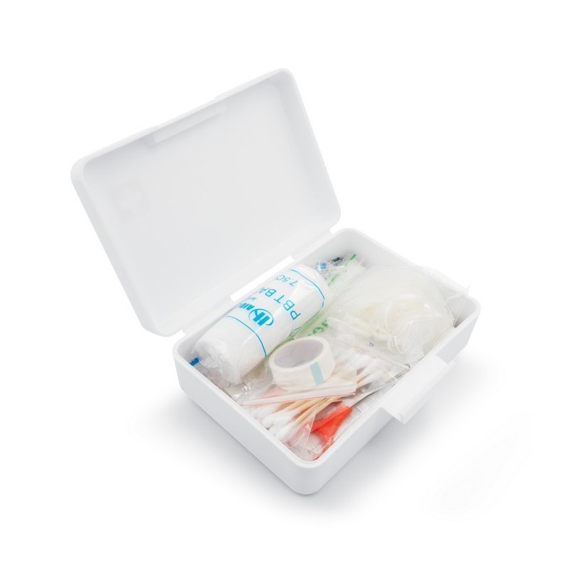 Erste-Hilfe-Set in Kunststoffverpackung, 64-tlg. | Ramona - Weiß