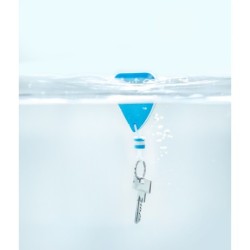 Schlüsselanhänger, wassertauglich "Segelboot" - Blau