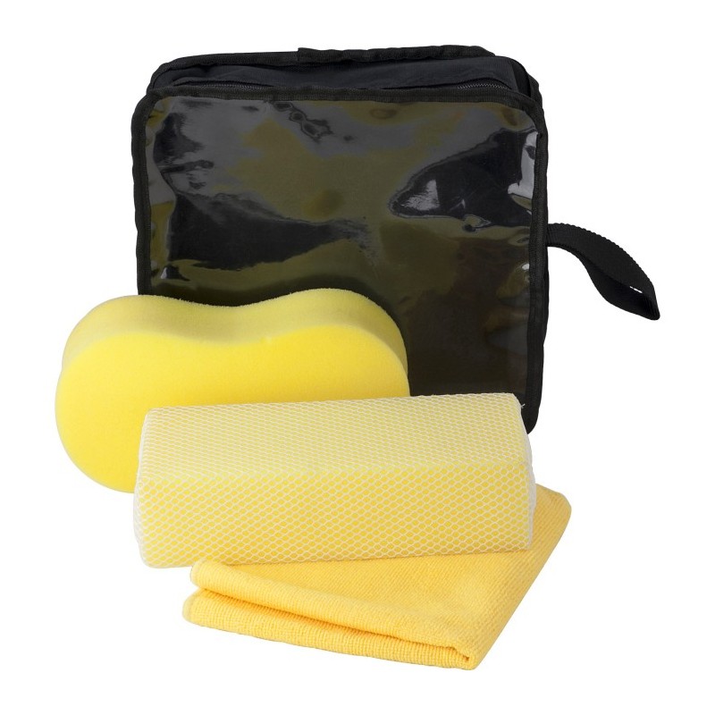 Waschset für Auto - Gelb