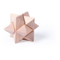 Holz-Geschicklichkeitsspiel 3-tlg. - Braun