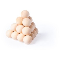 Holz-Geschicklichkeitsspiel 3-tlg. - Braun