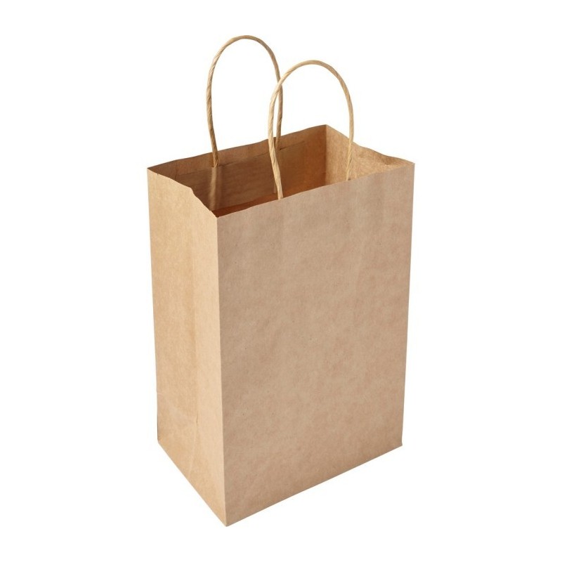 Papier-Tragetasche "klein" - Braun