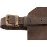Leder-Schürze - Braun
