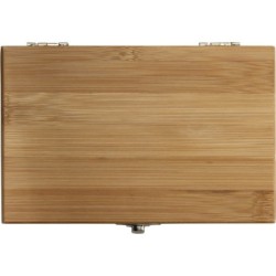 Weinset 3-tlg. in Bambusbox - Braun