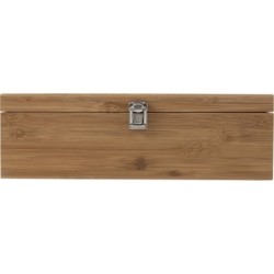 Weinset 4-tlg. in Bambusbox - Braun