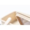 Lunchbox 700 ml, Besteck - Beige