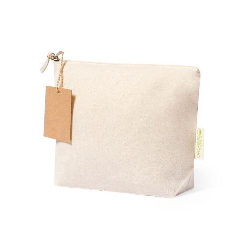 Kosmetiktasche aus Bio-Baumwolle - Beige