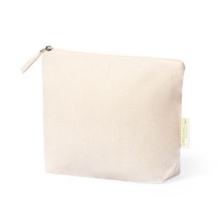 Kosmetiktasche aus Bio-Baumwolle - Beige