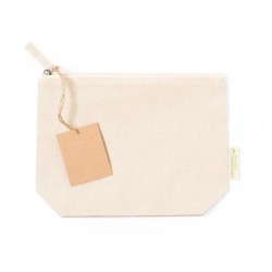 Kosmetiktasche aus Bio-Baumwolle - Beige