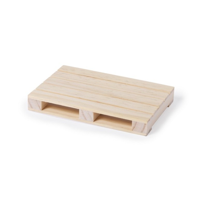 Holzuntersetzer "Palette" - Braun