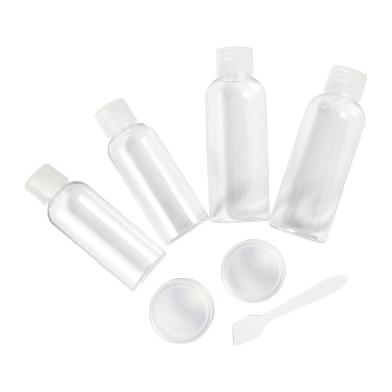 Kosmetik-Reiseset - Transparent