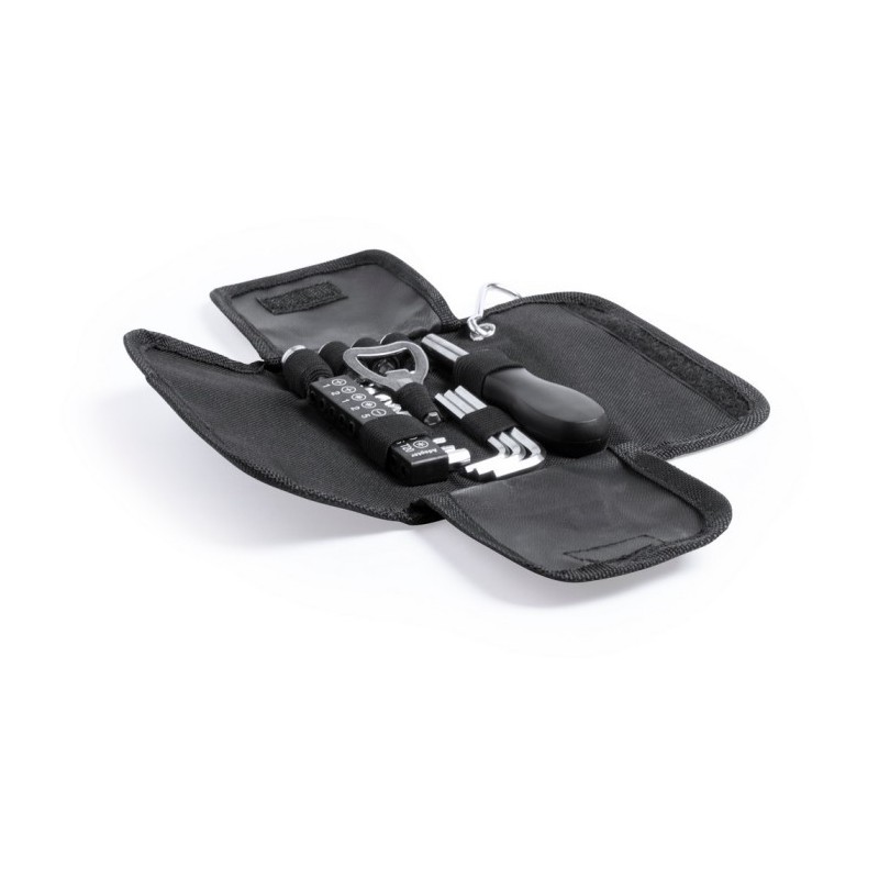 Werkzeugset, 16 Elemente, Schraubendreher - Schwarz